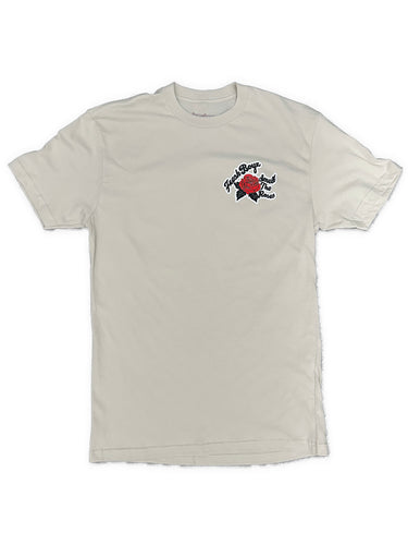 Smell The Roses t-shirt (tan)