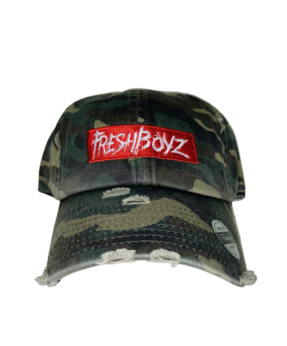 “RED BOX LOGO” DADHAT (CAMO)