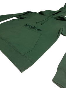 (Green on Green) Fleece Pullover Hoodie Sweater